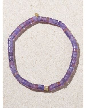 Sydney Evan 14-Karat, Amethyst And Diamond Bracelet - Pink