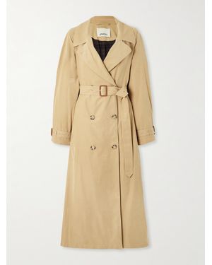Isabel Marant Elea Trenchcoat Aus Twill Mit Gürtel - Natur