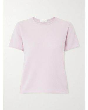 Co. T-Shirt Aus Einer Kaschmir-Seidenmischung - Pink
