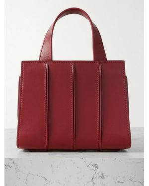 Max Mara Sac À Main En Cuir À Plis Whitney Bag 3 Micro - Rouge