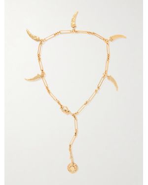 Maison Mayle Pamplonne Rhodium And-Plated Necklace - Natural