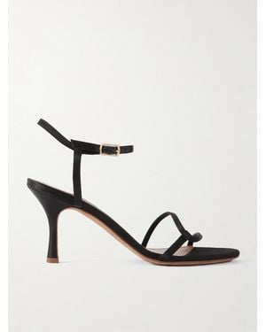 Emme Parsons Loop Satin Sandals - Natural
