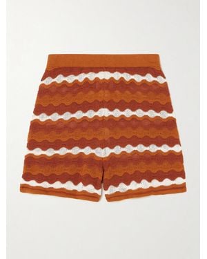 Escvdo Mullu Cotton Shorts - Orange