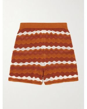 Escvdo Mullu Shorts Aus Baumwolle - Orange