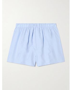 CDLP Pyjama-Shorts Aus Tencel Lyocell - Blau