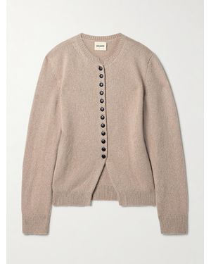 KHAITE Josette Cardigan Aus Kaschmir - Natur