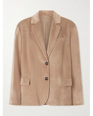 Brunello Cucinelli Corduroy Blazer - Natural