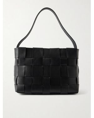 St. Agni Mini Leather Shoulder Bag - Black
