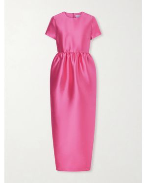 BERNADETTE Lexi Silk-Blend Gown - Pink