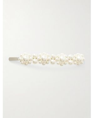 Simone Rocha Tone Faux Pearl Hair Slide - Natural
