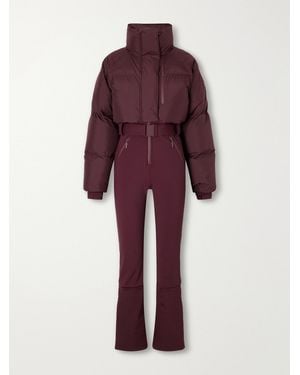 CORDOVA Myoko Belted Quilted Down Ski Suit - Red