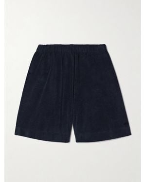 Eres Sauna Cotton-Terry Shorts - Blue
