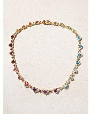 Roxanne First Cupid's Chokehold Kette Aus 14 Karat Mit Mehreren Steinen - Natur