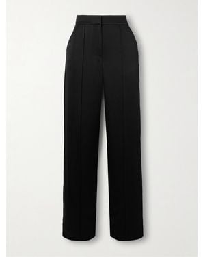 Jonathan Simkhai Kyra Satin Wide-Leg Pants - Black