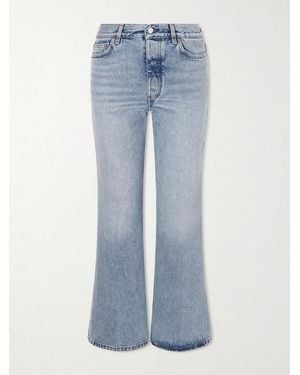 TOTEME Kick Organic Flared Jeans - Blue
