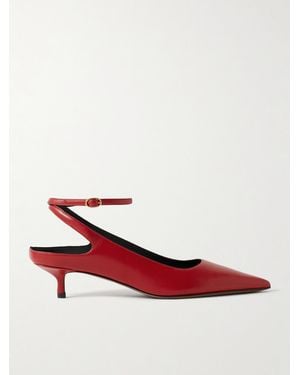 Neous Fornax Leather Pumps - Red