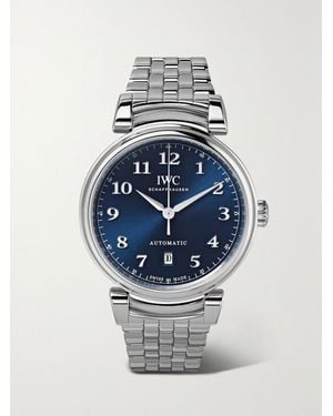 IWC Schaffhausen Da Vinci Automatic 40Mm Stainless Steel Watch - Blue