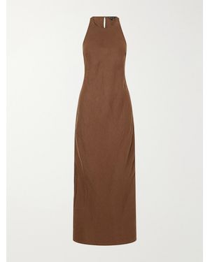 James Perse Linen Maxi Dress - Brown