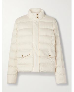 Moncler Bessettes Quilted Shell Down Jacket - Natural