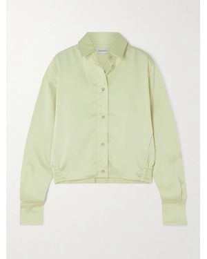 16Arlington Cosette Satin Shirt - Green