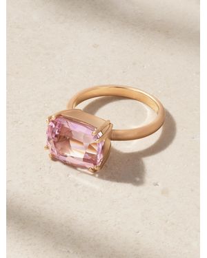 Irene Neuwirth Gemmy Gem Ring Aus 18 Karat Roségold Mit Kunzit - Natur