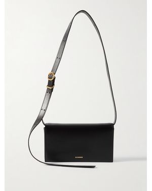 Jil Sander Schultertasche Aus Strukturiertem Leder - Weiß