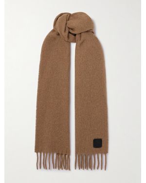 TOTEME Fringed Alpaca-Blend Scarf - Natural