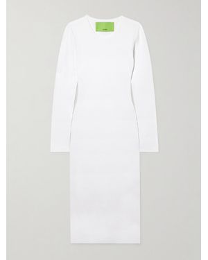 GAUGE81 Huela Knitted Midi Dress - White