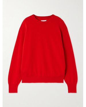 Ssstein Brushed-Cashmere Sweater - Red