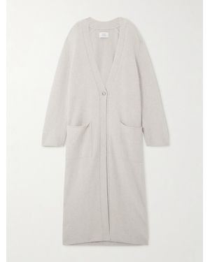 Loulou de Saison Smet Oversized-Cardigan Aus Einer Wollmischung - Weiß