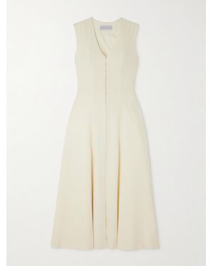 Abadia Knitted Midi Dress - Natural