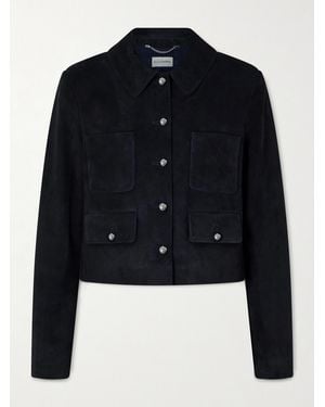Altuzarra Astley Suede Jacket - Blue