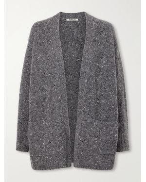 AURALEE Wool Cardigan - Grey
