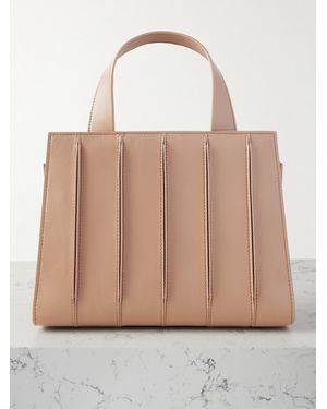 Max Mara Sac À Main En Cuir À Plis Whitney Bag 5 Medium - Neutre