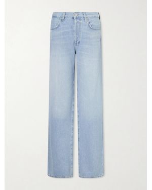 Citizens of Humanity Annina Mid-Rise Straight-Leg Jeans - Blue
