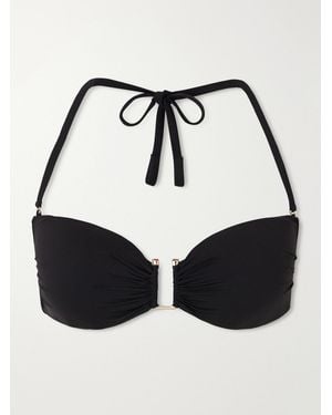 Max Mara Amelia Bandeau Bikini Top - Black