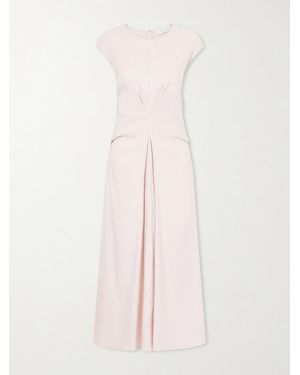 Proenza Schouler Miranda Linen Belnd Dress - Pink