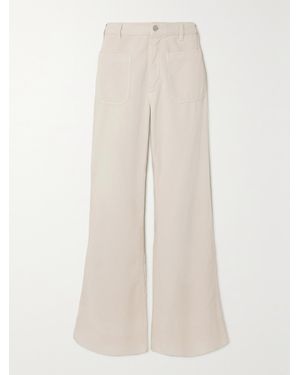 Fortela Joelle Cotton-Corduroy Wide-Leg Pants - Natural