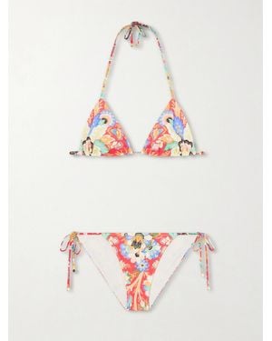 Etro Paisley-Print Bikini - Multicolour