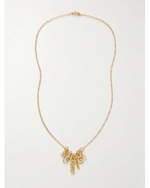 Laura Lombardi Sabbia-Plated Necklace - White