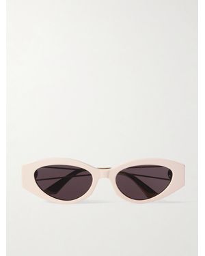 Dior 30Montaigne B6I Cat-Eye Acetate And- And-Tone Sunglasses - Pink