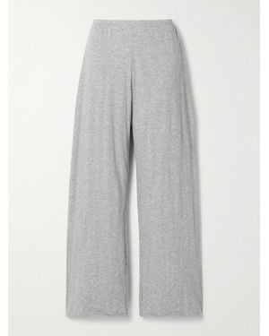 Skin Organic Pima Cotton Pajama Pants - Gray