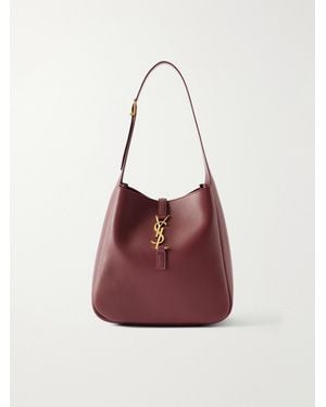 Saint Laurent Le 5 À 7 Leather Shoulder Bag - Red