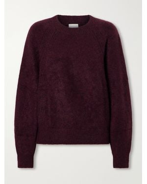 Allude Cashmere And Silk-Blend Sweater - Purple