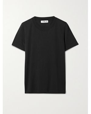 CDLP Net Sustain Tencel Lyocell And Cotton-Blend T-Shirt - Black