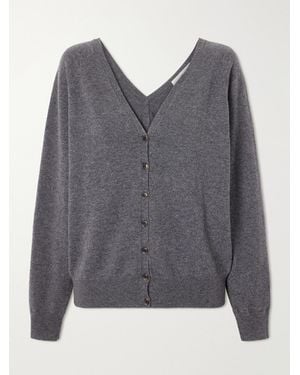 Lisa Yang Jiani Cashmere Cardigan - Gray