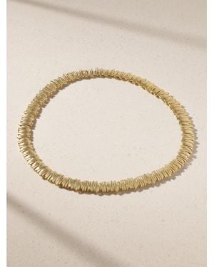 Suzanne Kalan 18-Karat Tennis Necklace - Natural