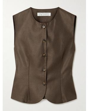Abadia Woven Vest - Green