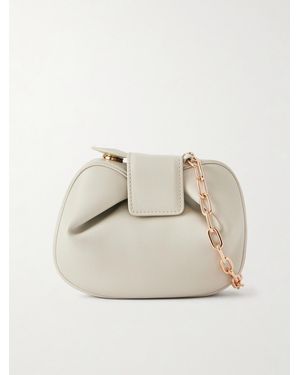 Gabriela Hearst Soft Demi Leather Clutch - Natural