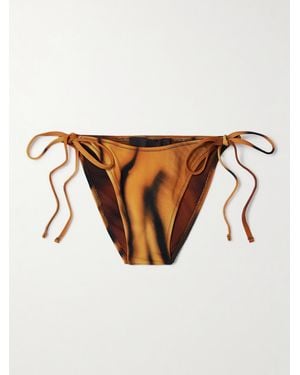Skims Roberto Cavalli Signature Swim Dipped Tie Bottom - Brown
